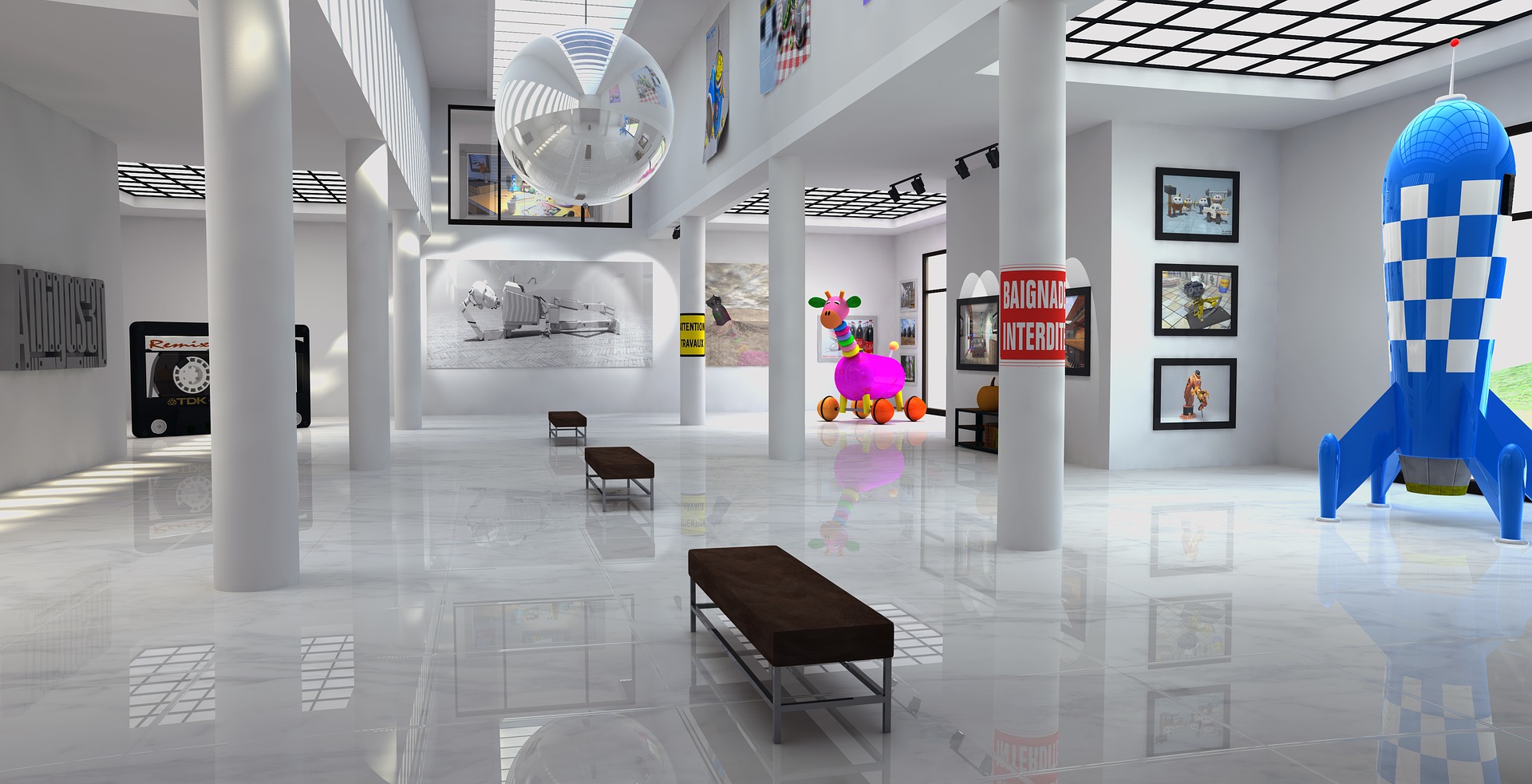 One of our previous art exhibits